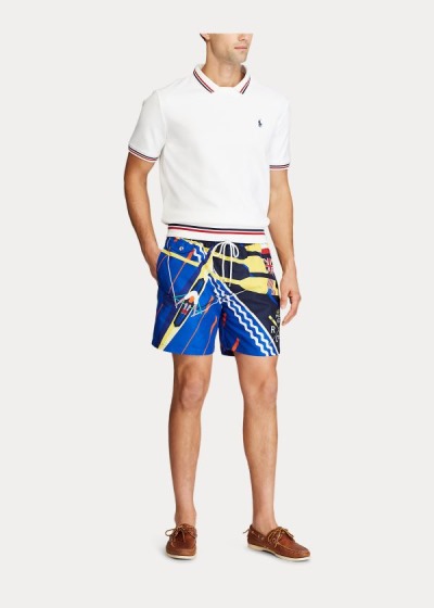 Short de Baño Polo Ralph Lauren Hombre Multicolor - Rowing-Print - CEVIH0687